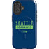 NFL Seattle Seahawks Blue Performance Series iPhone 16 Plus Magsafe Impact Case
